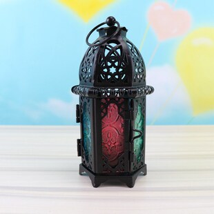 Retro Nordic Castle Iron Metal Wedding Candlestick Creative