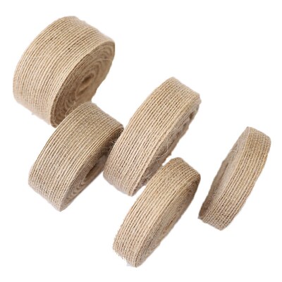 Jute Burlap Ribbon Belt Strap Christmas DIY Gift Packing