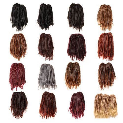 African Crochet Dreadlocks Springcurl Handmade Wig