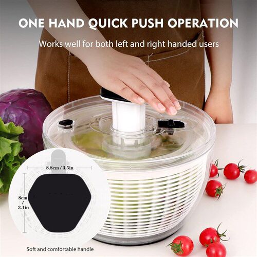 Salad Spinner Lettuce Dryer Vegetable Dryer Salad Mixer