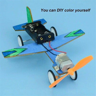 Wood Aircraft Scientific Experiment Toy Technology Toys DIY