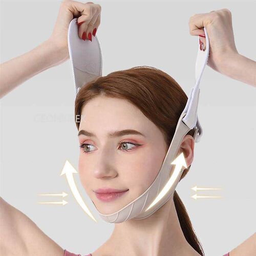 Women Chin Cheek Silicone Face Slimming Bandage Lift Up