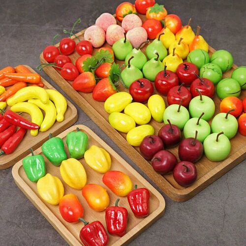 10/pcs lot Mini Simulation Foam Fruit And Vegetables Artific
