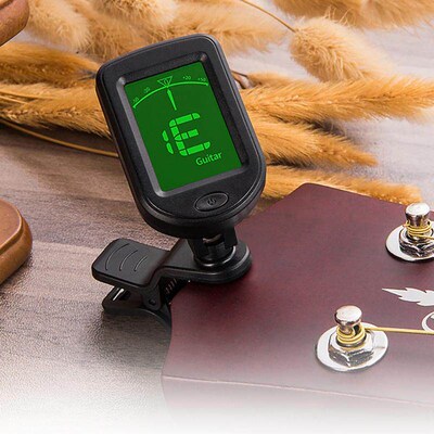 Guitar Tuner Digital Clip-On Tone Tuner for Electric Ukulele