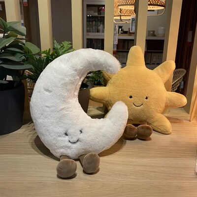 Promotional 2022 New Style Funny Sun Moon Soft Plush Toy Bab