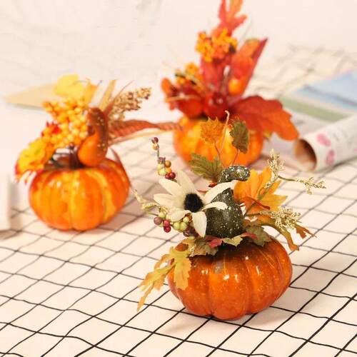 Harvest Festival Halloween Autumn Color Figurines Decoration