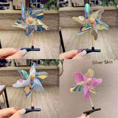 Windmill hairpin childrens kindergarten share small gifts S