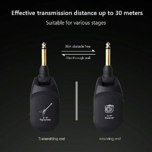 C01 Electric Guitar Wireless Pickup Max 30M Transmission