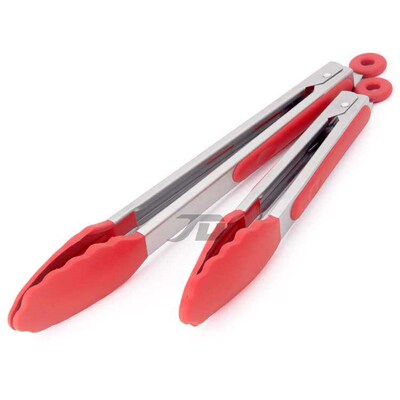 Kitchen gadgets Stainless steel two-piece food clip 9   12