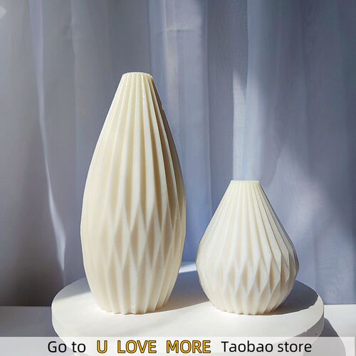 DIY Candle Silicone mold Making Mold Geometric mould 3D Shap