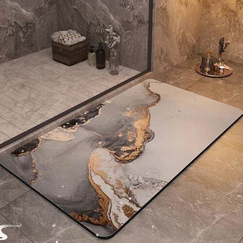 1pcs Luxury Bathroom Mats Anti Slip Shower Bath Mat Super Ab