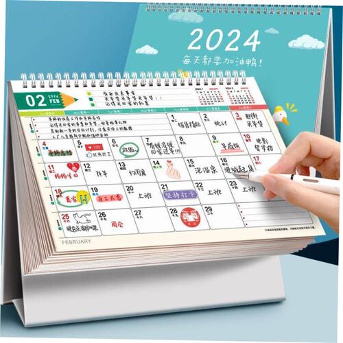Calendar 2024 Table Desk Monthly Small Office Calender Daily