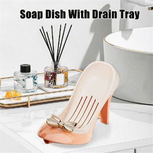 Soap Holder High Heel Shaped Soap Dish with Suction Cup