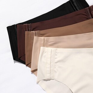 slip Ice breasted for women三角裤 briefs silk