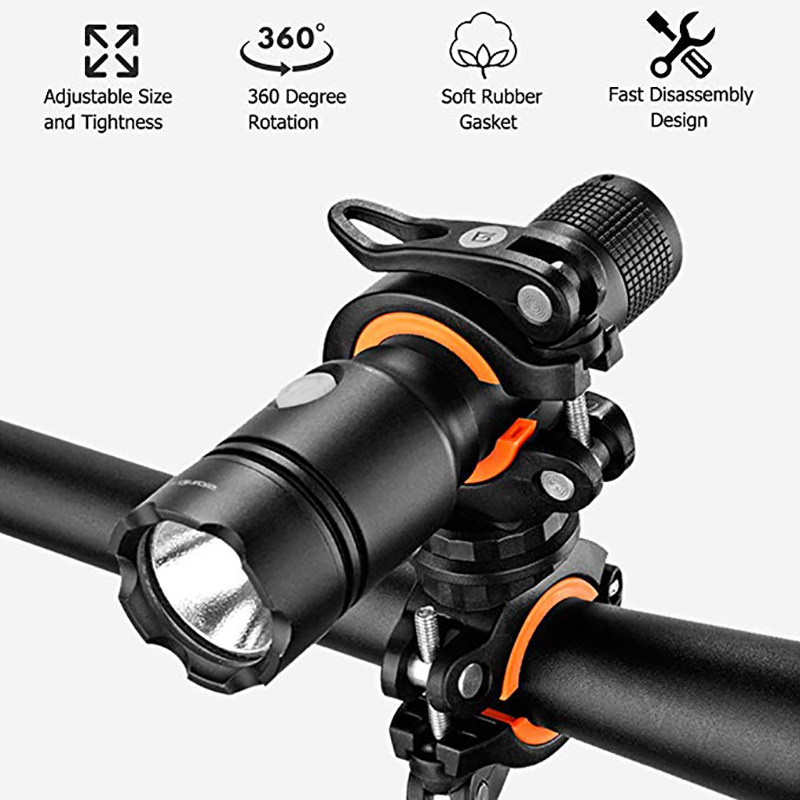 Flashlight Mount Holder Universal Bicycle Bike LED Light图片