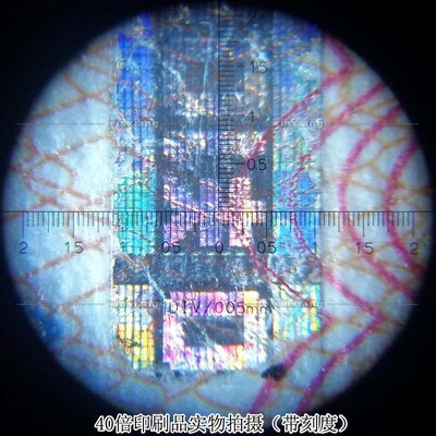 40x portable LED lamp with scale measurement function double