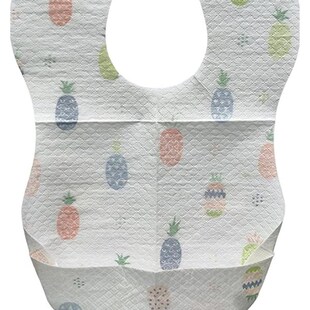 Disposable Baby Bibs for Feeding Leak Proof Travel 30 Pcs
