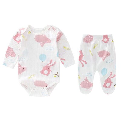 Newborn Baby Clothing Long Sleeve Romper Crawling Suit with
