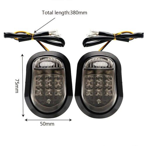 Motorcycle Flashing Light, Motorcycle Turn Signal 9LED Piran