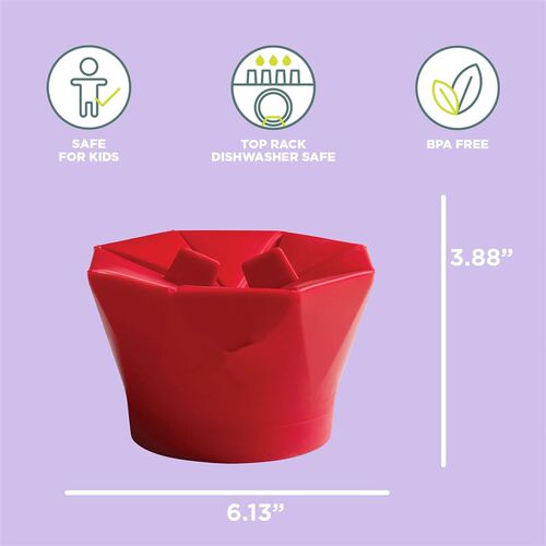 Microwave Silicone Popcorn Popper Bowl Maker Collapsible