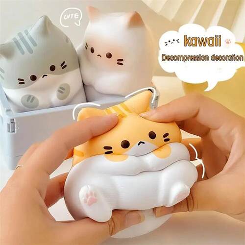 Cat Sss Relief Squishy Toy PU Slow Rising Squeeze Toys Antis