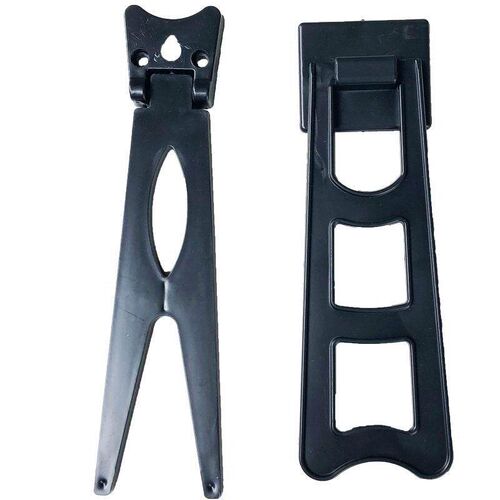 Swing table photo frame bracket behind the shelf bracket
