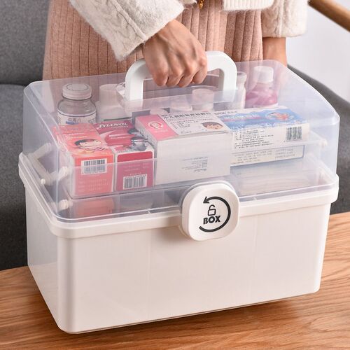 Plastic Storage Box Medical Box Organizer Multi-Functional P