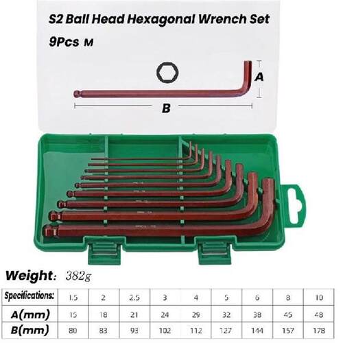 Universal Wrench Allen Key Ball Head and Flower Head