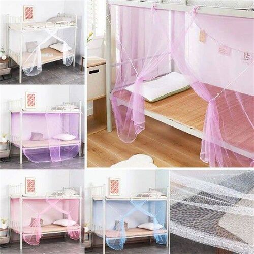 Foldable Mosquito Net Solid Color Lightweight Student