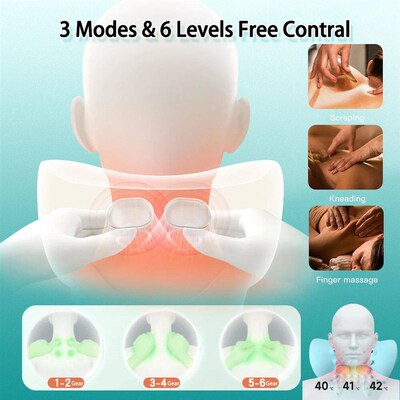 Electric Neck Stretcher Ems Pulse Cervical Traction Relax He