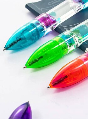Creative Liquid Motion Bubbler Fidget Pen Liquid Timer Pens