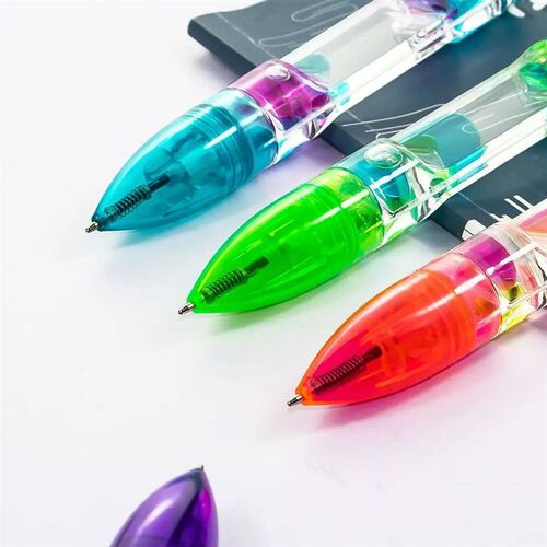 Creative Liquid Motion Bubbler Fidget Pen Liquid Timer Pens