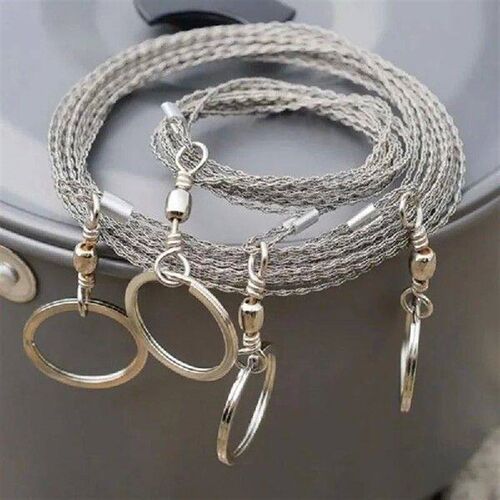 Rope Saw Portable Stainless Steel Wire Saw Manual Cutting