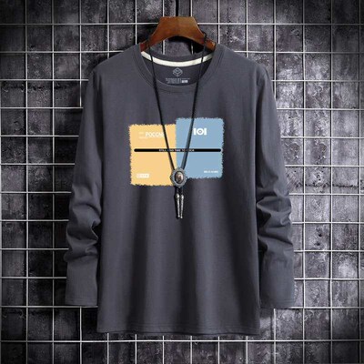 s Long-sleeve T-irt Autumn New Cotton Loose Autumn an Winte