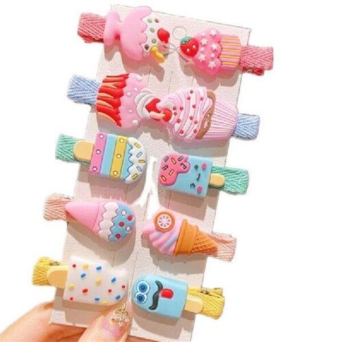 10PCS/Set New Cute Colorful Cartoon Unicorn Hair Clips for