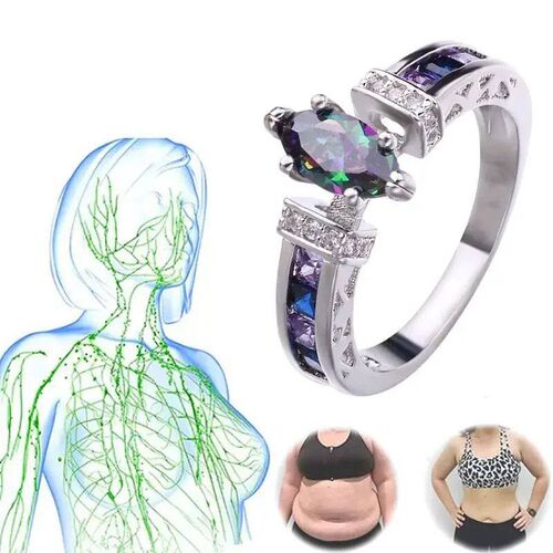 Women Torina Crystal Quartz Ionix Ring Ionix Therapy Quartz