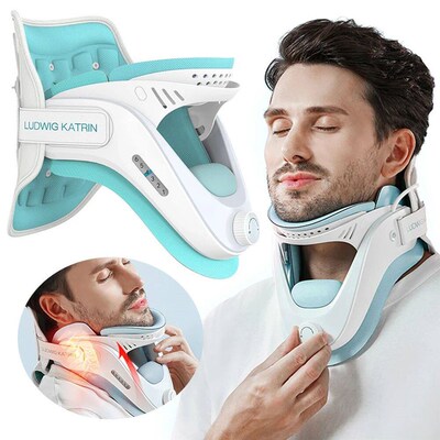 Neck Brace Adjustable Cervical Traction Device with Airbag S