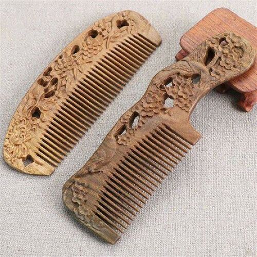Massage Hair Combs Natural Sandalwood Comb Handmade