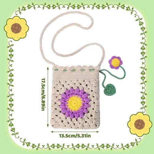 Crochet Kit-Bag Crochet Kit for Beginners Crochet Starters C