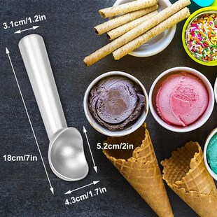 Scoop Cookie Aluminum Cream Scooper Spoon inches Ice