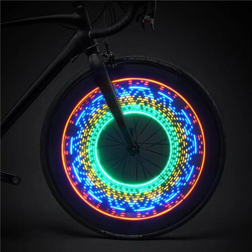 Bicycle Wheel Light Waterproof Spoke Light with 30 Patterns