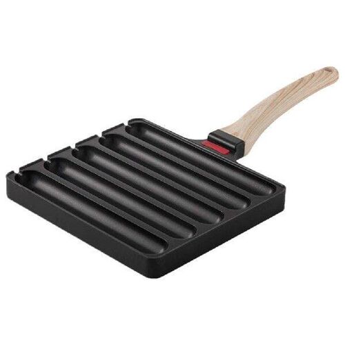 5 Grids Sausage Cooking Tool DIY Corn Dog Maker Square