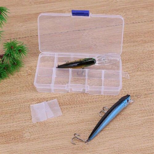10 Compartments Fishing Tackle Box Fishing Float Box