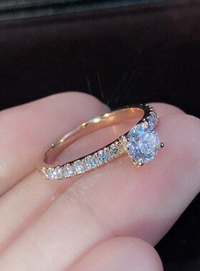 Delysia King Women rendy Shiny Crystal Ring Simplicity Elega