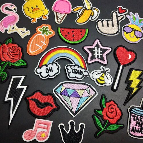 Cute Animal Badge ers DIY Embroidery Patches For Kids Clothi