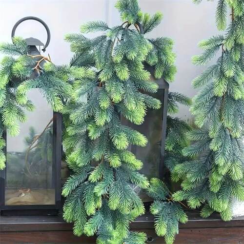 1.8M Artificial Christmas Pine Needle Garland Decoration, PE