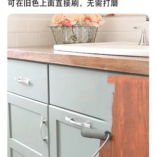 旧桌面衣柜橱柜柜子贴纸自粘翻新家具改造改色贴专用衣柜门衣柜贴