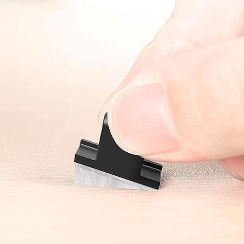 10/20/50PCS Cable Organizer Clips Wire Winder Holder Earphon