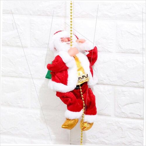 Christmas ladder climbing old man e lectric toy gift