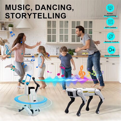 Intelligent AI RC Robot Dog Voice Dialogue APP Remote Contro